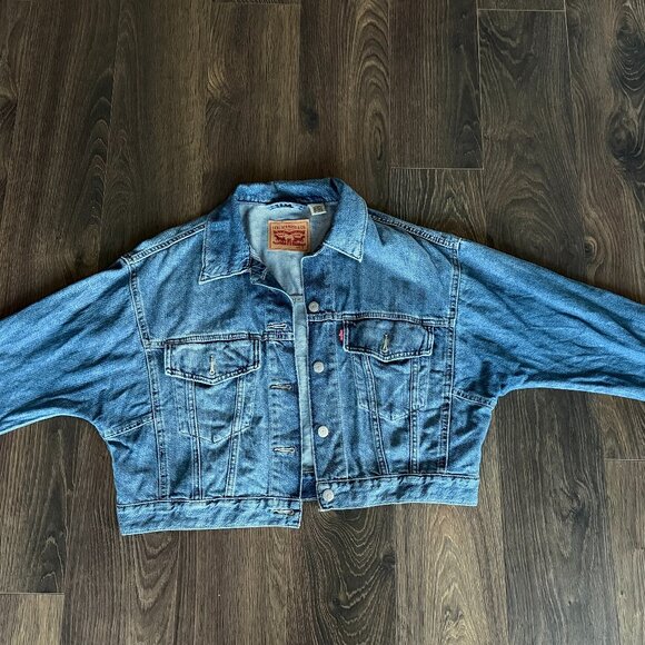 Levi's | Dad Trucker Loose Cropped Jacket - Picture 3 of 5